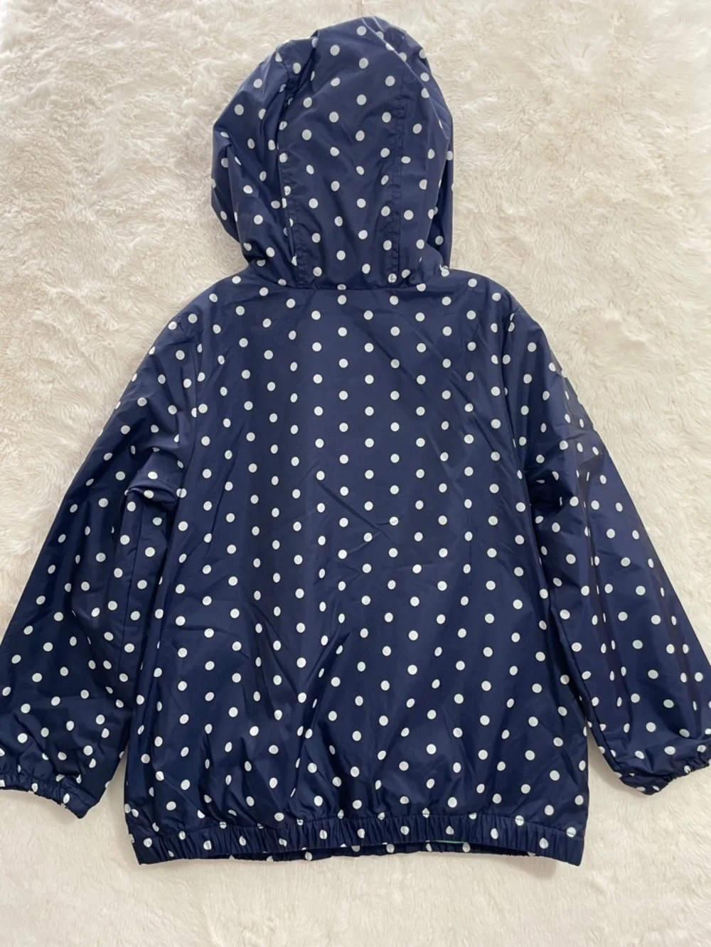 SALE! NWT GAP Navy Polka Dot Hooded Kids Jacket Size 5T